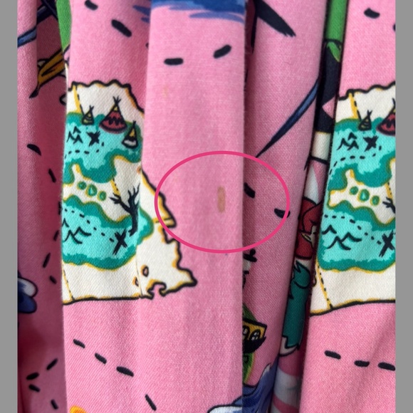 Size S Pinup Couture Skirt in Neverland Print - Picture 4 of 4